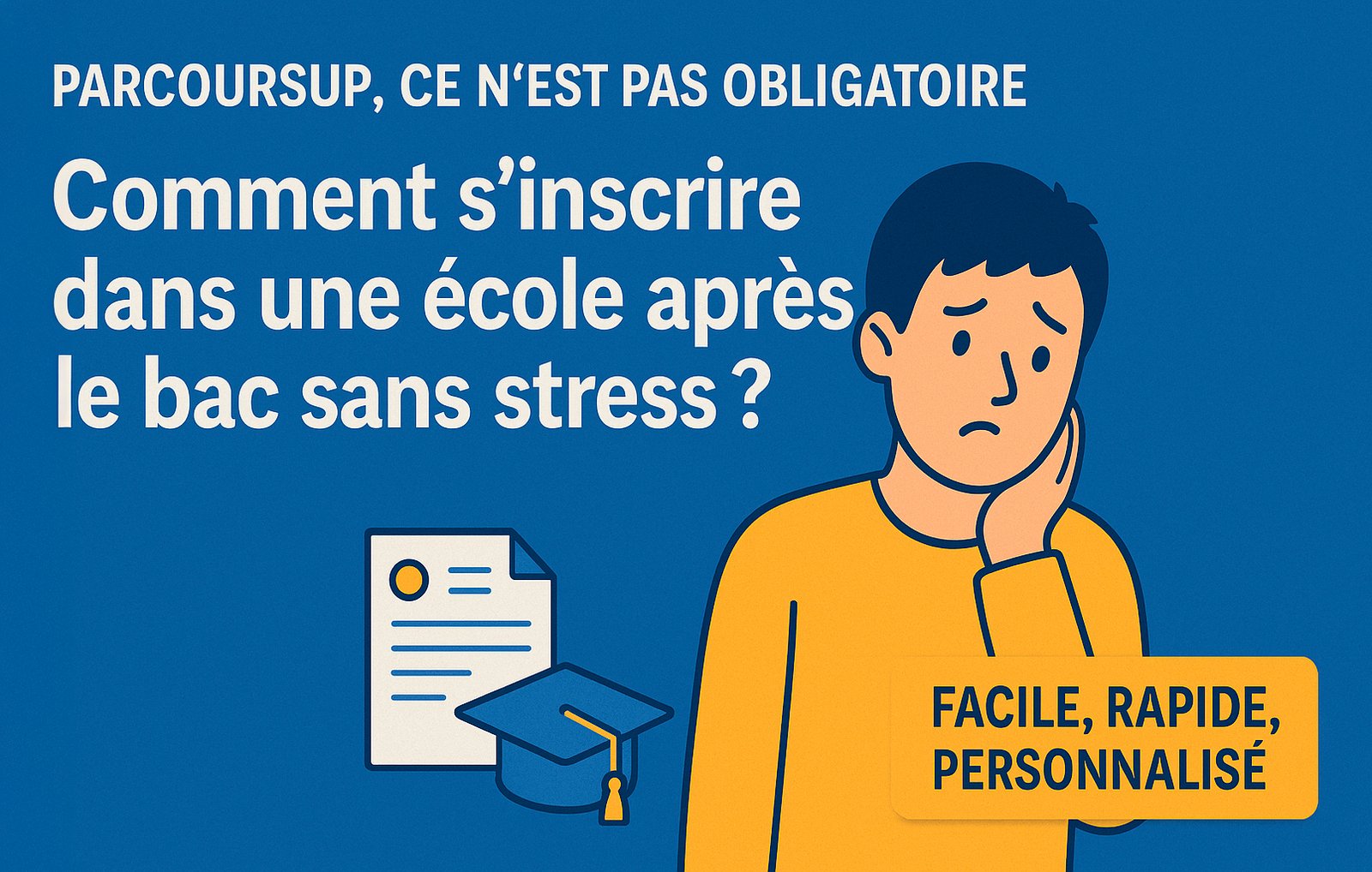Parcoursup n’est pas obligatoire, comment s'inscrire sans parcoursup dans une école après le bac
